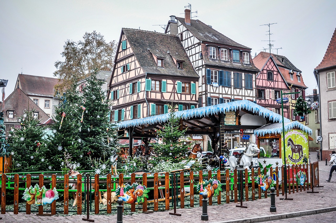 Mercadillo navideño Colmar, Francia